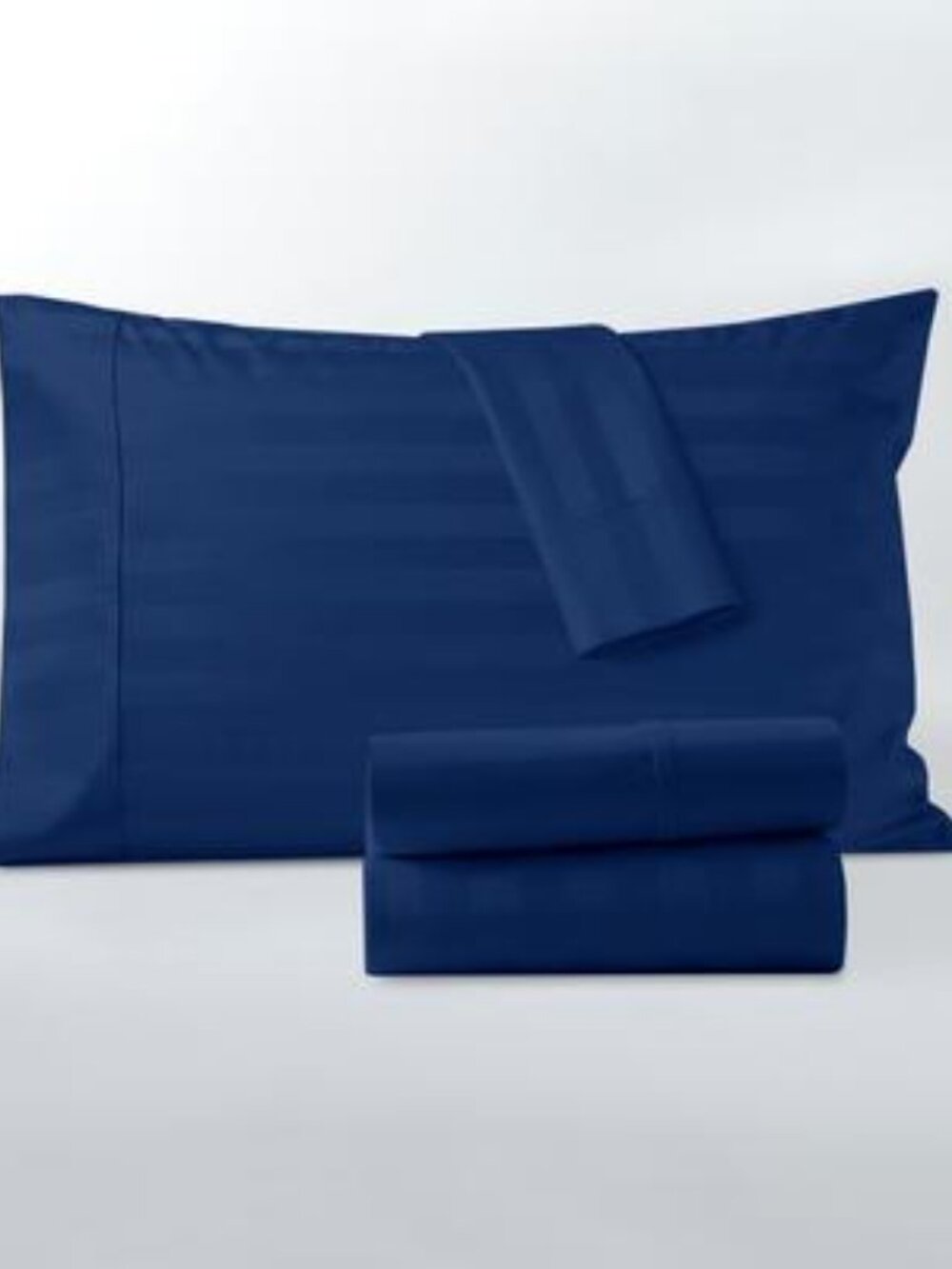 **SALE** Kensington Garden Valencia Navy Solid 1000 Thread Count Queen Set--4150